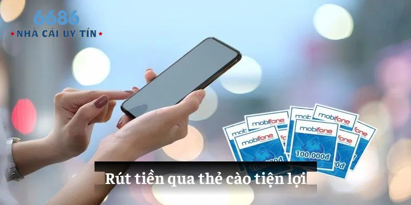 Rút tiền qua thẻ cào